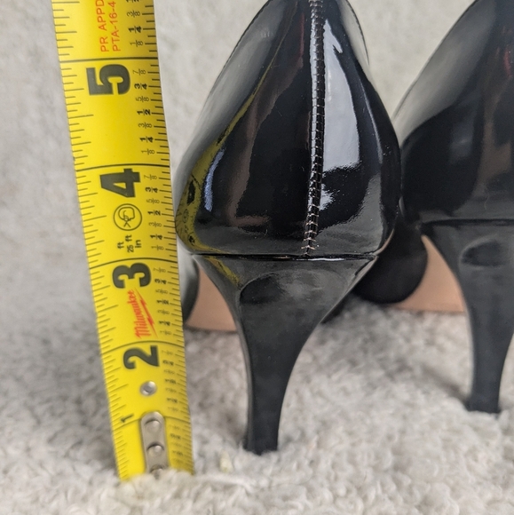 ANTONIO MELANI Open Toe Heel Women Glossy Brown Shoes Size 8 - Picture 7 of 10